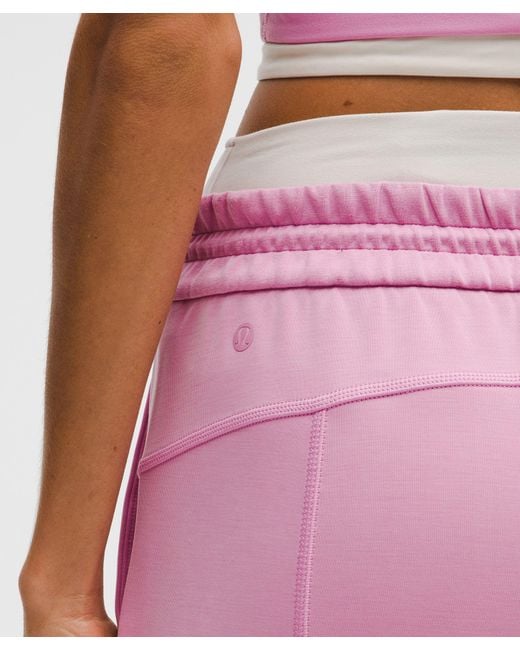 lululemon athletica Pink Softstreme High-Rise Pant