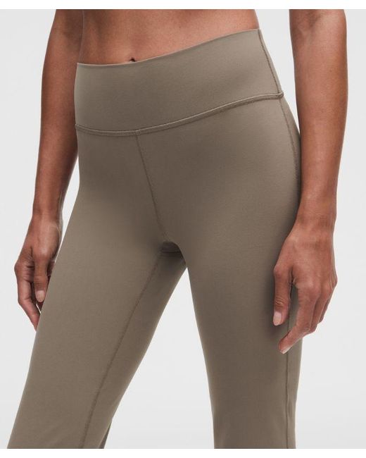 lululemon athletica Natural – Groove Nulu High-Rise Flared Pants Short – – Size 4