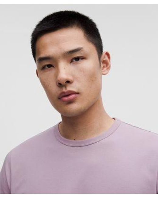 lululemon athletica Purple Organic Cotton Classic-Fit T-Shirt for men