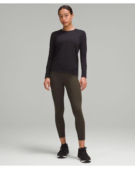 lululemon athletica Brown – Fast And Free High-Rise Tight Leggings – 25" – – Size 18