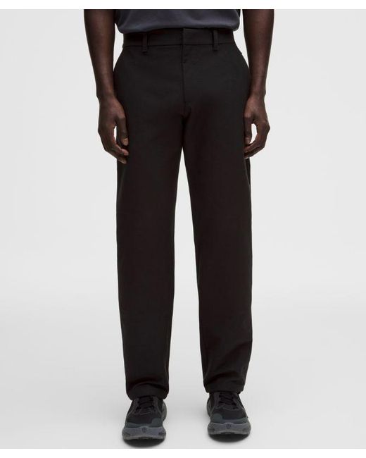 lululemon athletica Black Slacker Classic-Straight Trouser 30L for men