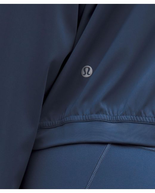 lululemon athletica Blue Sleek Full-Zip Running Jacket
