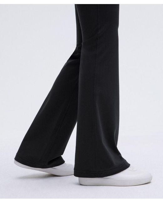 lululemon athletica Black Groove Nulu Super-High-Rise Flared Pants Short