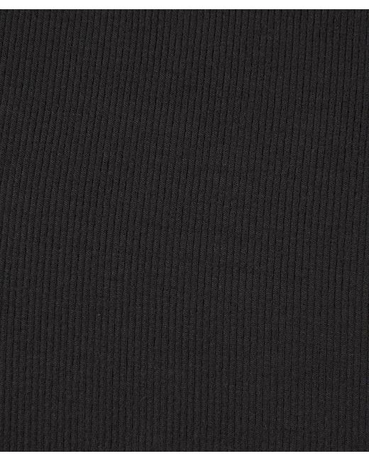 lululemon athletica Black Hold Tight Cropped T-shirt