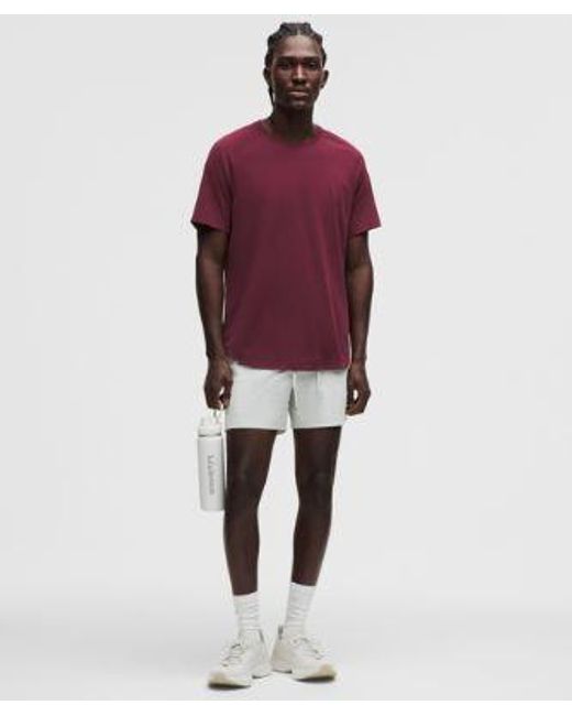 lululemon athletica Red License To Train Short-Sleeve Shirt for men