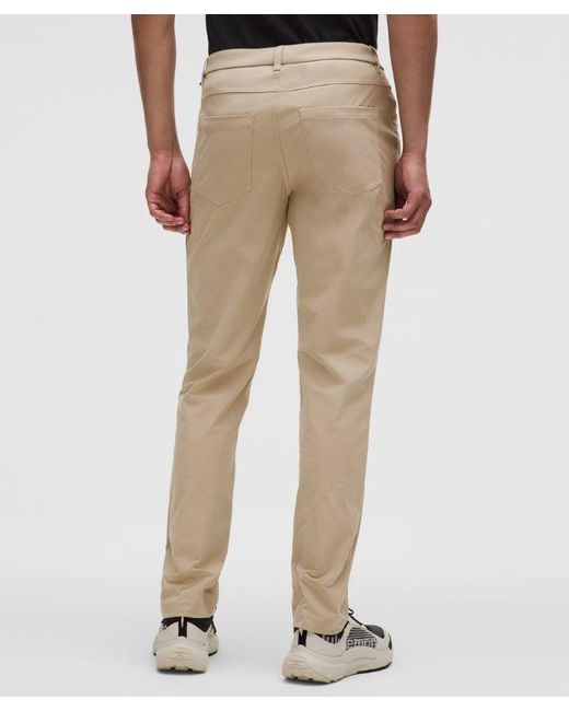 lululemon athletica Black Abc Classic-Fit 5 Pocket Pant 28L for men