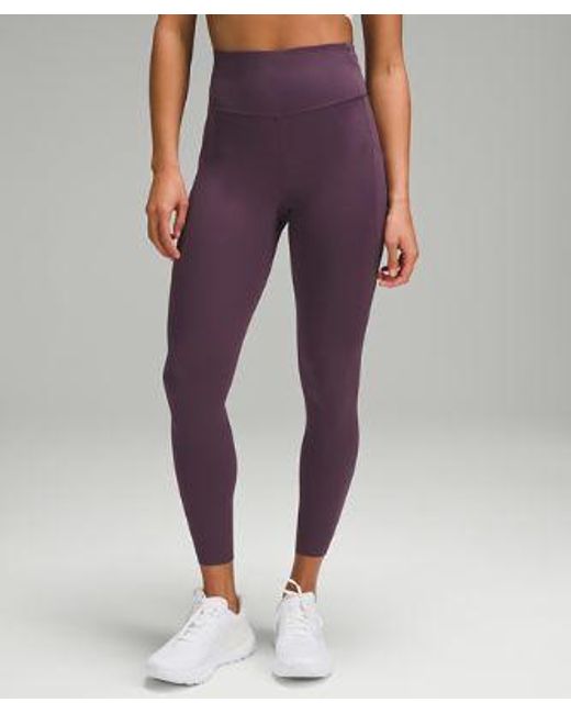 lululemon athletica Fast And Free High-rise Tight Leggings Pockets - 25" - Color Purple - Size 10