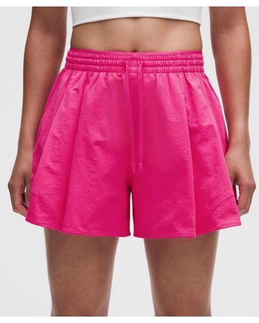 lululemon athletica Pink – Tennis Track Shorts – 4" – Size Large