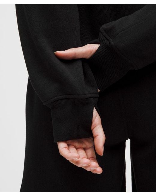 lululemon athletica Black Scuba Oversized Full-Zip Hoodie