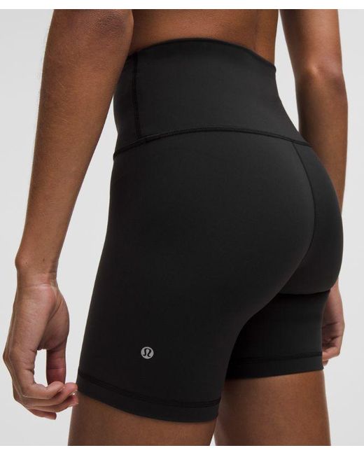 lululemon athletica Black Wunder Train High-Rise Shorts With Pockets 6"
