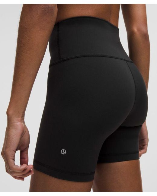 lululemon athletica Black Wunder Train High-Rise Shorts With Pockets 6"