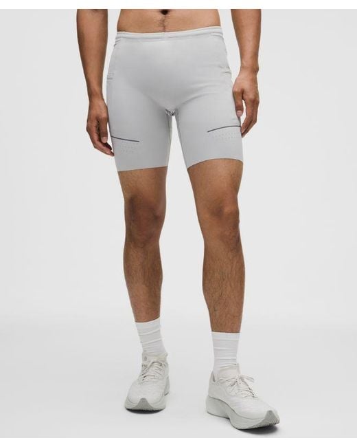 lululemon athletica Gray – Fast And Free Half Tights – 8" – – for men