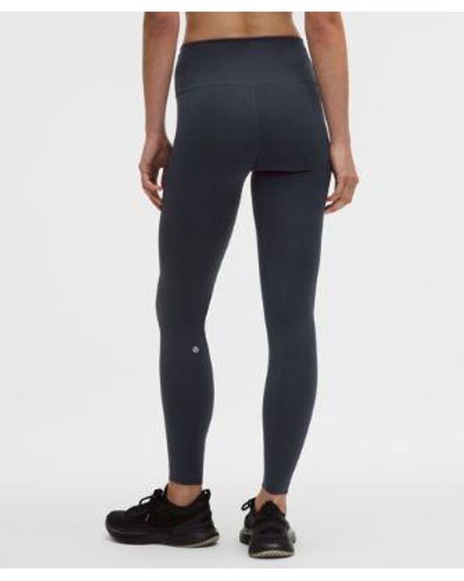 lululemon athletica Blue Wunder Train No Line High-Rise Tight 28"