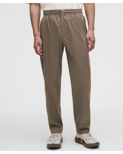 lululemon athletica Gray – Zero Tucks Relaxed-Fit Trousers Regular – – Size Large for men