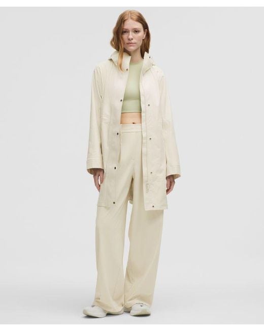 lululemon athletica Natural Waterproof Rain Jacket