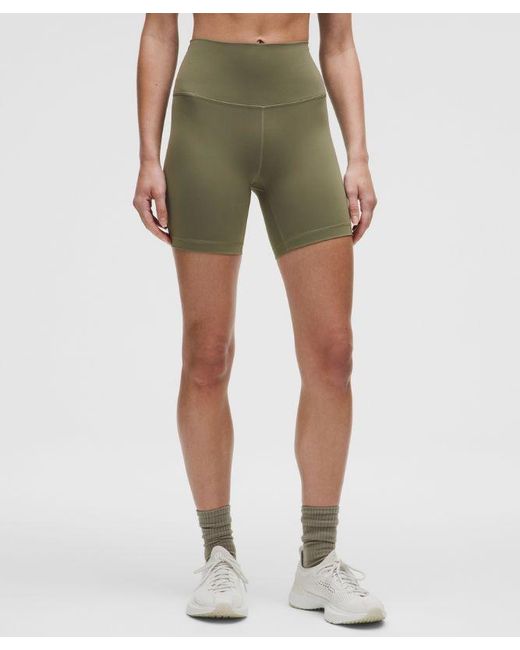 lululemon athletica Natural – Wunder Train High-Rise Shorts – 6" – – Size 4