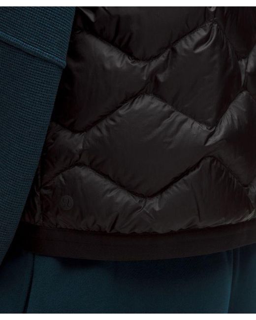 lululemon athletica Black Featherweight 900-Down-Fill Quilted Vest