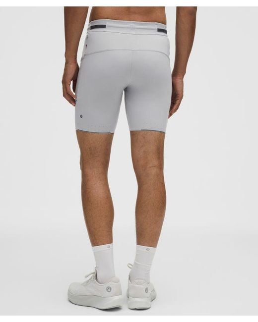 lululemon athletica Gray – Fast And Free Half Tights – 8" – – for men