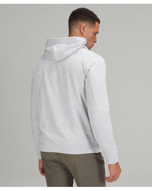 lululemon athletica Gray City Sweat Pullover Hoodie - Color Light Grey/grey - Size Xs