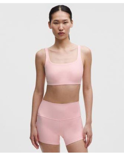 lululemon athletica Natural Flexyflex Squareneck Yoga Bra