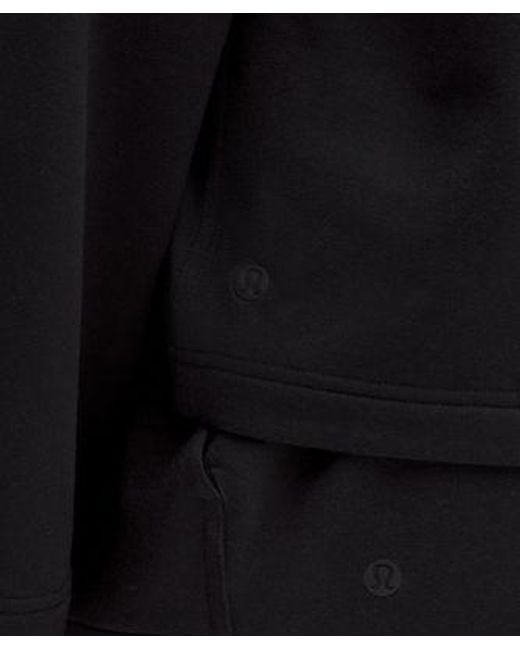 lululemon athletica Black – Becalm V-Neck Hoodie Fabric – – Size Large