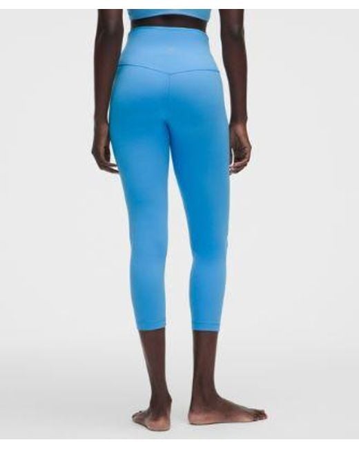 lululemon athletica Blue Align High-Rise Crop 23"