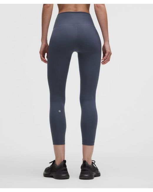 lululemon athletica Blue Wunder Train No Line High-Rise Tight 25"