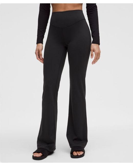 lululemon athletica Black Wunder Under Smoothcover High-Rise Bootcut Pant 34"