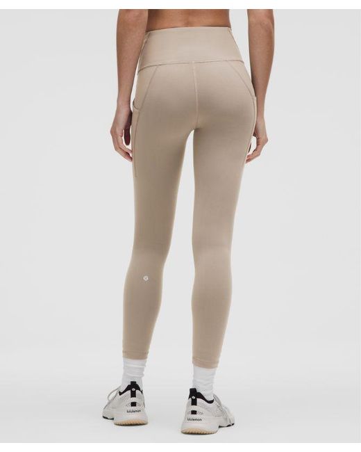 lululemon athletica Natural Wunder Train High-Rise Tight With Pockets 25"