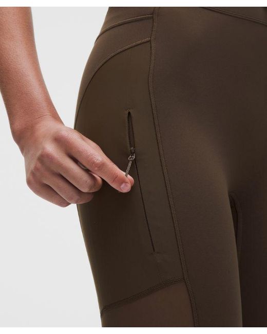 lululemon athletica Pink – No Line High-Rise Running Tight Leggings – 25" – – Size 4