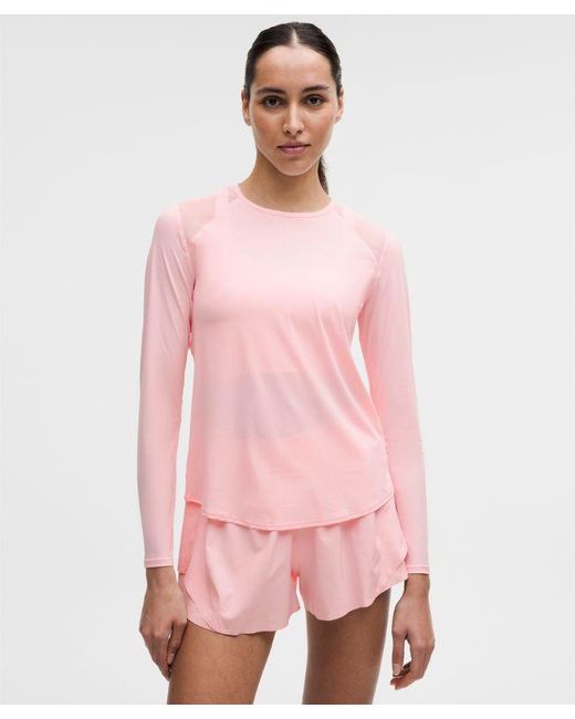 lululemon athletica Pink Sculpt Long-Sleeve Shirt