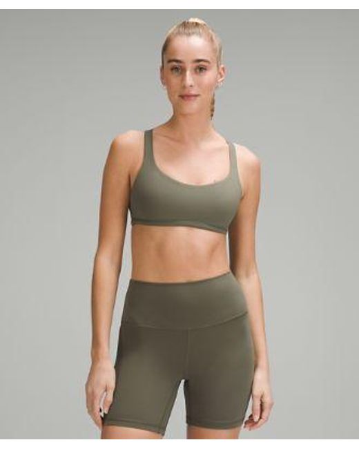 lululemon athletica Green Free To Be Bra - Wild Light Support, A/b Cup