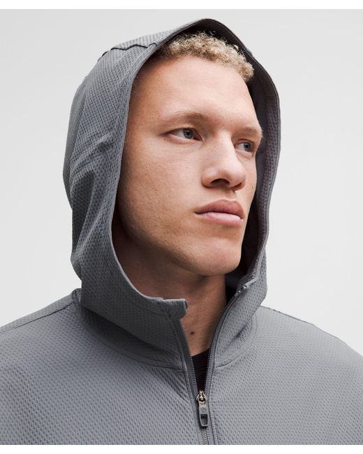 lululemon License To Train Textured Full Zip in Gray for Men | Lyst
