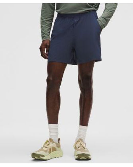 lululemon athletica Green – Pace Breaker Lined Shorts – 5" – – Size Large for men