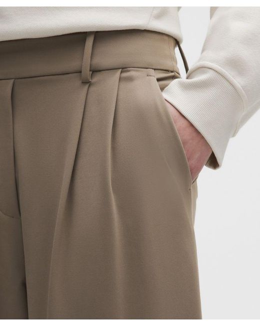 lululemon athletica Natural Daydrift High-Rise Wide-Leg Trouser