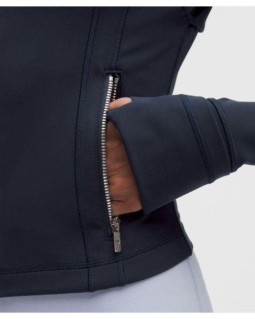 lululemon athletica Blue Define Cropped Jacket