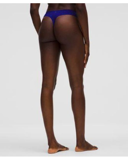 lululemon athletica Pink – Invisiwear Mid-Rise Thong Underwear 3 Pack – –