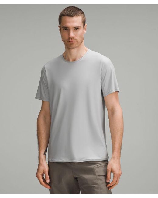 lululemon athletica Gray – 'Ultra-Soft Nulu Short-Sleeve T-Shirt – / – for men