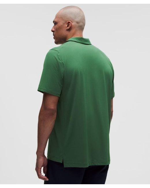 lululemon athletica Green – Logo Sport Polo Short-Sleeve – – Size Large for men