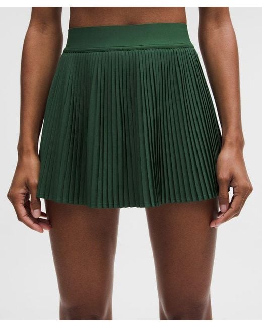 lululemon athletica Green Repleat High-Rise Tennis Skirt