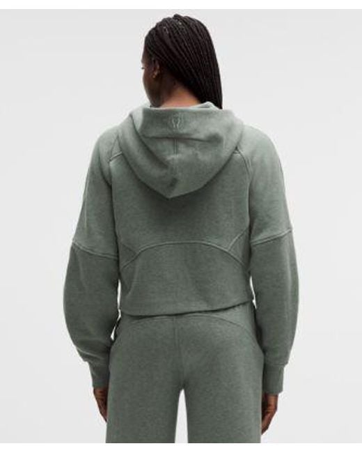 lululemon athletica Green – Scuba Oversized Half-Zip Hoodie – – Size 6