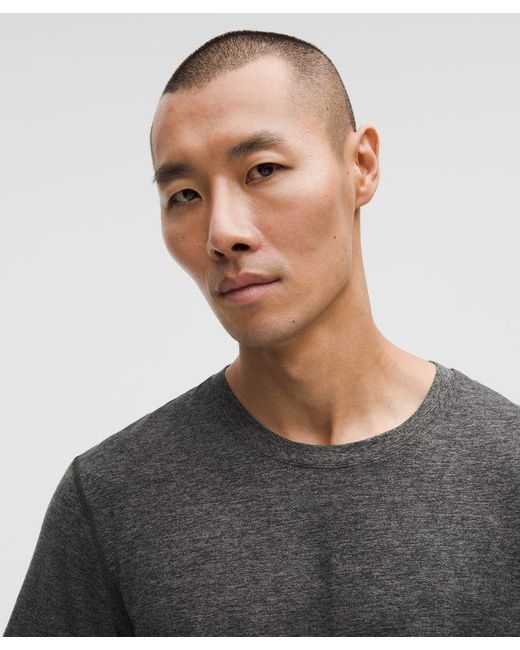 lululemon athletica Gray – Soft Jersey Short-Sleeve Shirt – – Size Medium for men