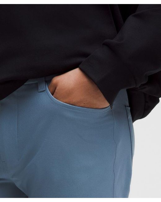 lululemon athletica Blue Abc Slim-Fit 5 Pocket Pant 34L for men