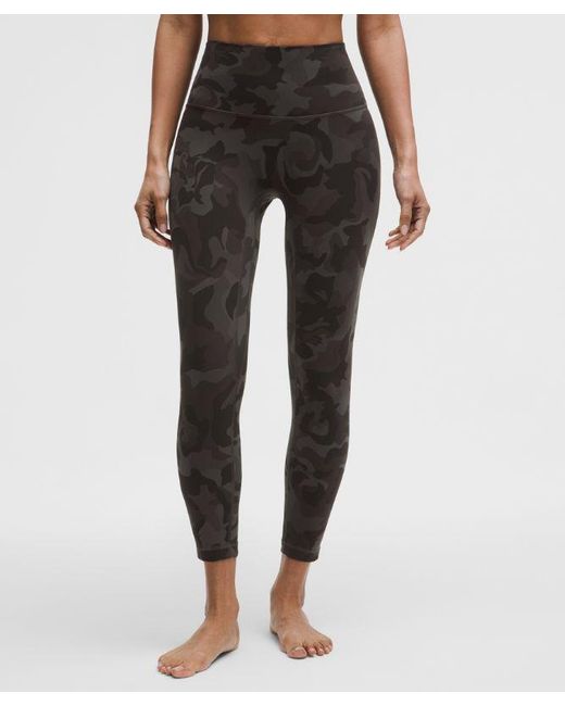 lululemon athletica Multicolor – Align No Line High-Rise Pants – 25" – Color Camo/ – Size 4