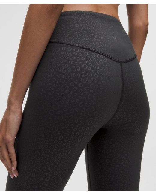 lululemon athletica Black Wunder Under Smoothcover High-Rise Tight 28"
