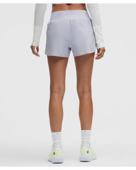 lululemon athletica White Fast And Free High-Rise Classic-Fit Split Short 3"
