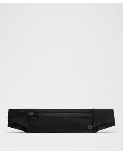 lululemon athletica Black – Fast And Free Running Belt – – Size Large/Xl