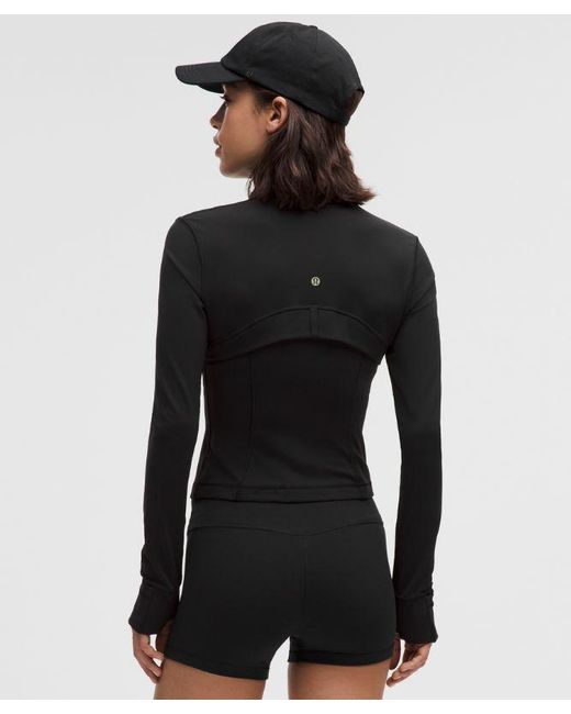 lululemon athletica Define Cropped Jacket Nulu - Color Black/gold - Size 12