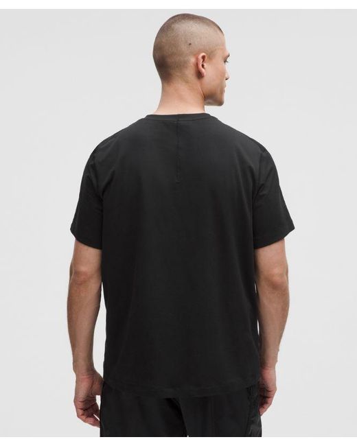 lululemon athletica Black – Soft Jersey Short-Sleeve Shirt – – Size Large for men