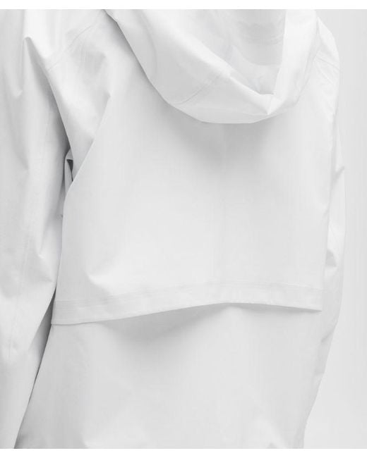 lululemon athletica White – Lightweight Waterproof Running Jacket – – Size 6